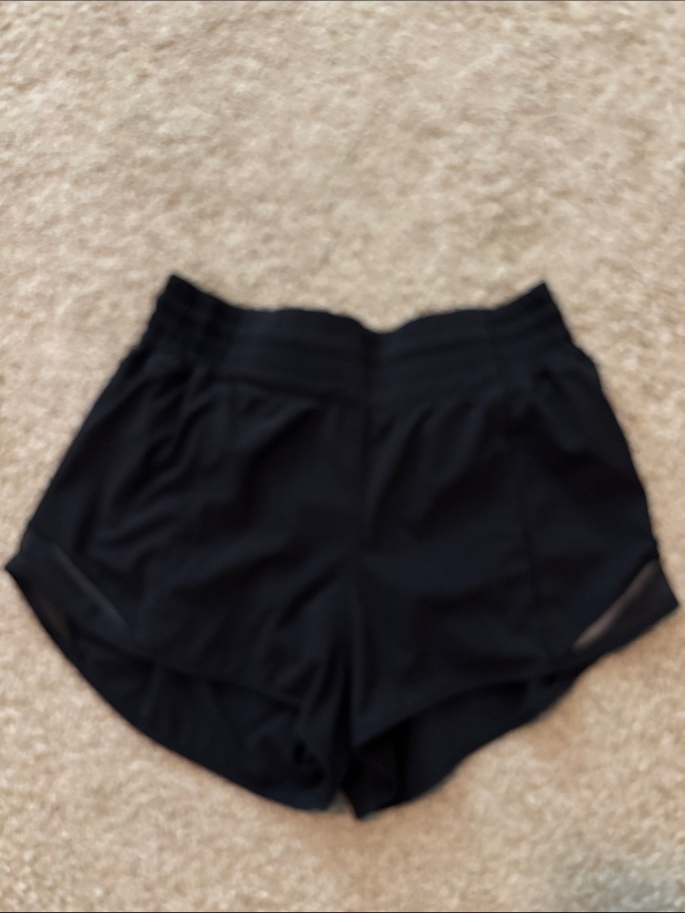 lululemon athletica Black Women's Running Shorts